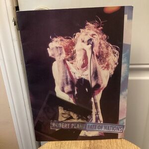 Vintage Robert Plant 1993 Fate of Nations Tour Program